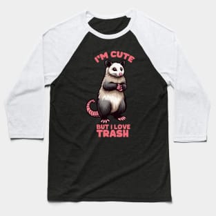 cute possum quote Baseball T-Shirt